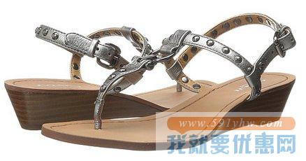 蔻驰（COACH）Natasha女士性感夹脚平底凉鞋