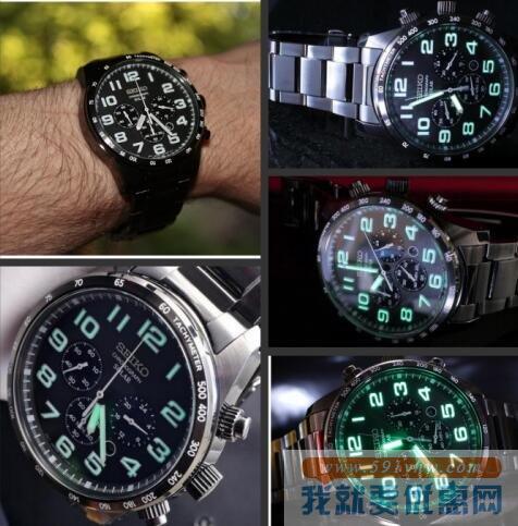 精工（SEIKO）SSC231三眼计时太阳能男表