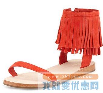 凯特丝蓓（Kate Spade New York）Alex女士流苏凉鞋