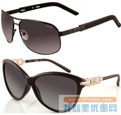 盖斯（Guess）GU6800 BLK/GU7288 BLK男女式时尚太阳镜