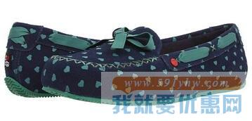 I heart UGG Belle系列 碎花羊毛女款平底鞋