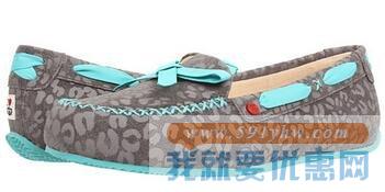 I heart UGG Belle系列 碎花羊毛女款平底鞋