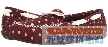 I heart UGG Belle系列 碎花羊毛女款平底鞋