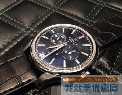 真力时（ZENITH）指挥官系列03-2110-400-22-C493三眼计时男表