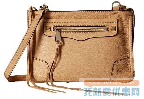 瑞贝卡（Rebecca Minkoff） Regan真皮单肩斜跨包