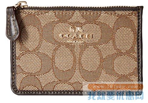 寇驰（COACH）Box Program真皮零钱包