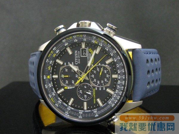 西铁城（Citizen）Eco Drive Blue Angels蓝天使AT8020-03L 男士电波光动能腕表