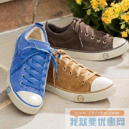 UGG Evera Canvas 羊毛内里 女士帆布鞋