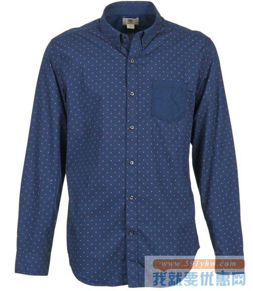 添柏岚（Timberland）Allendale RVR Printed男士纯棉印花休闲衬衫