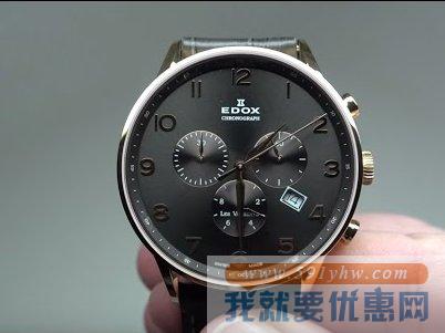 依度（EDOX）LES VAUBERTS系列10408-3N-NBN男士时装腕表