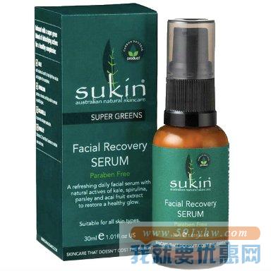 苏芊（Sukin）纯天然排毒抗氧化面部修复精华 30ml