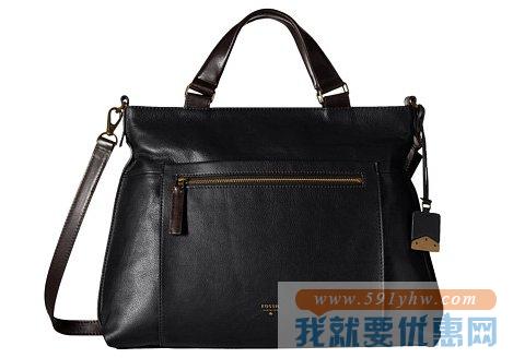 化石（Fossil）Vickery Tote女士真皮时尚斜挎包