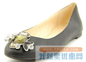 玖熙（Nine West）Aranella女士时尚芭蕾平底鞋