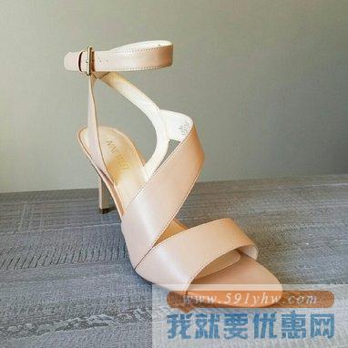 玖熙(Nine West) Ibby女士时尚真皮高跟鞋