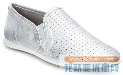 爱步（ECCO）Touch Sneaker Slip-On女士真皮休闲鞋