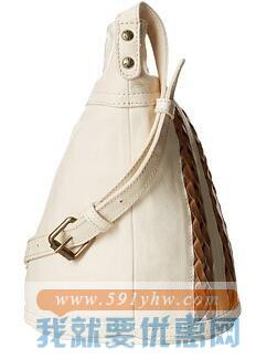 弗莱（Frye）Tricia Weave Bucket女士编织斜挎包
