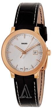 雷达（RADO）Centrix 晶萃系列R30555105 女士玫瑰金腕表