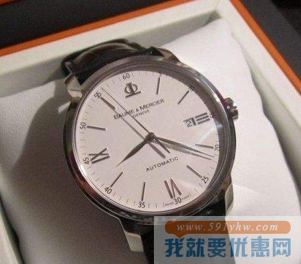 名仕克莱斯麦（Baume  Mercier）MOA08592 男士自动机械腕表