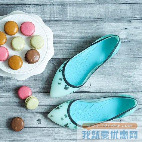卡洛驰（Crocs）Rio Leopard Fade Flat女士水墨点时尚平底鞋
