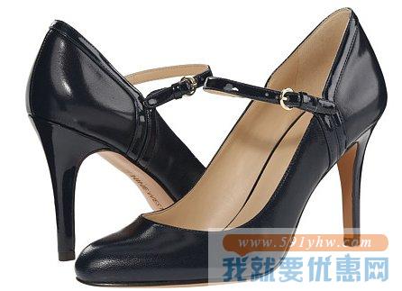玖熙（Nine West）Garrie女士真皮尖头性感高跟鞋