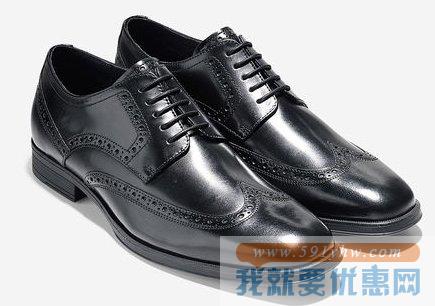 可汗（Cole Haan）Montgomery真皮牛津鞋