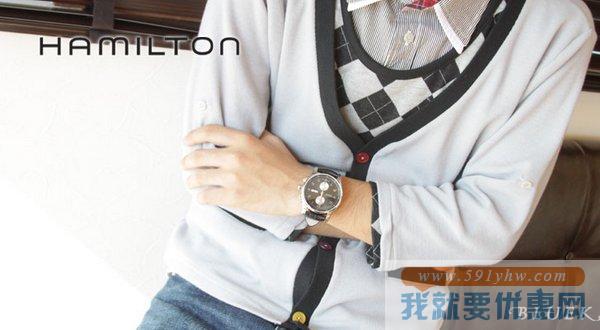 汉米尔顿（Hamilton）Jazzmaster爵士系列H32576785男士自动机械腕表