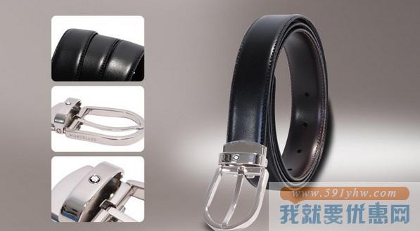 帅气型男的选择！Montblanc 万宝龙 38157经典时尚男士休闲小牛皮皮带