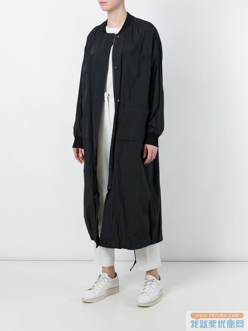 DKNY 长款飞行员夹克