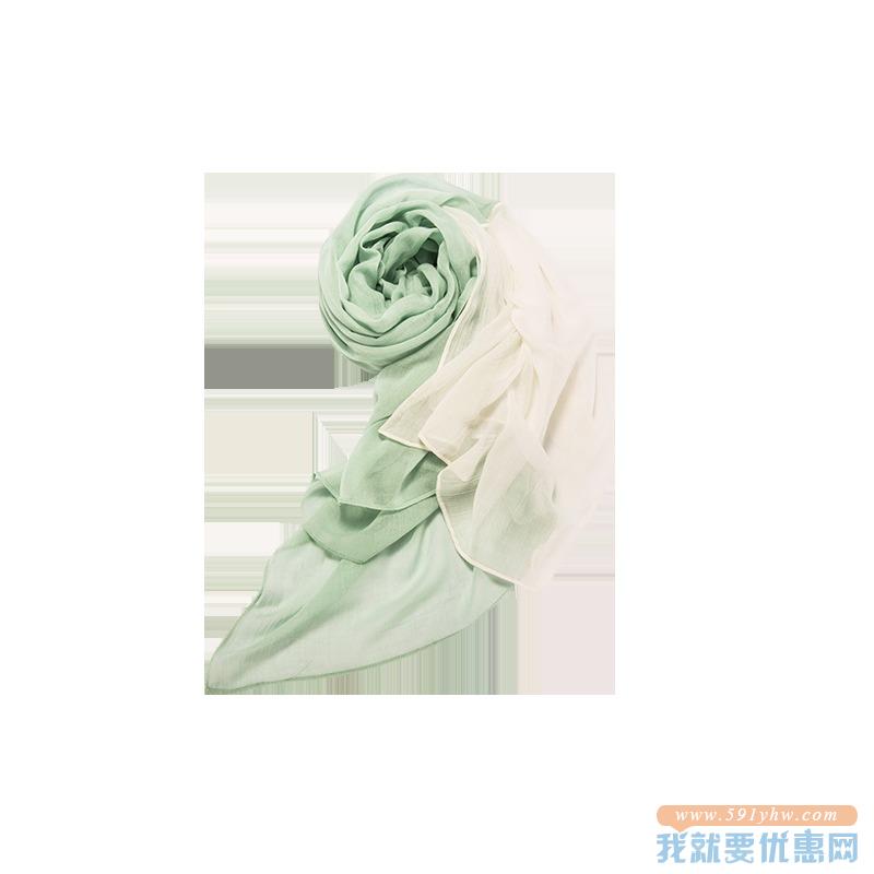 网易严选，韩式全棉拼色披肩 4色