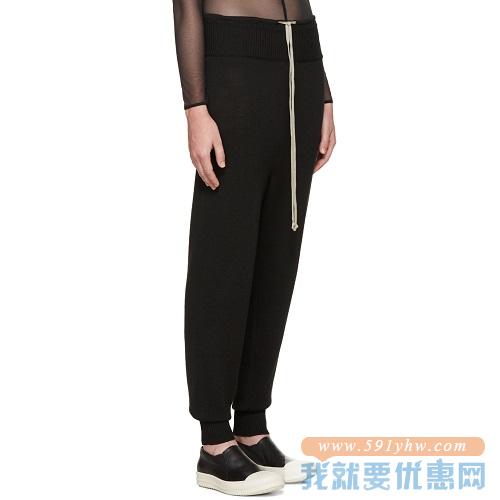 【5.9折】Rick Owens 皮筋腰垮裤 长款 小码 速抢！