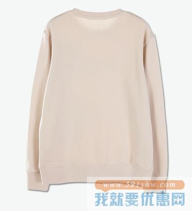 简约时尚！Lilbetter 印花套头卫衣