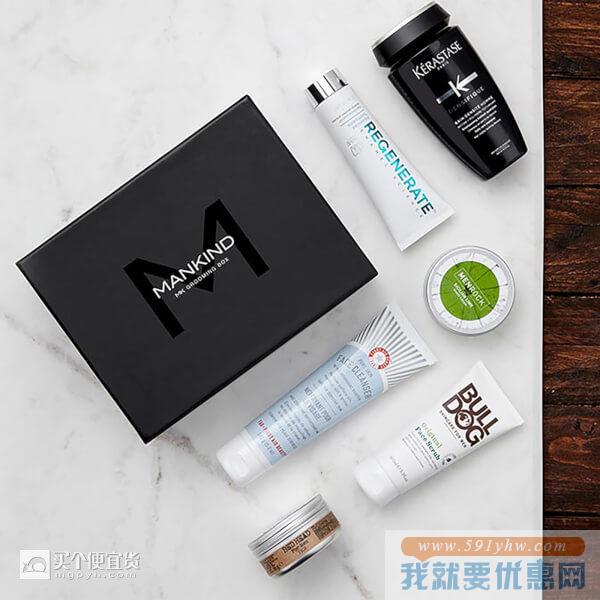 MANKIND GROOMING BOX 男士精选护肤礼盒 6件套
