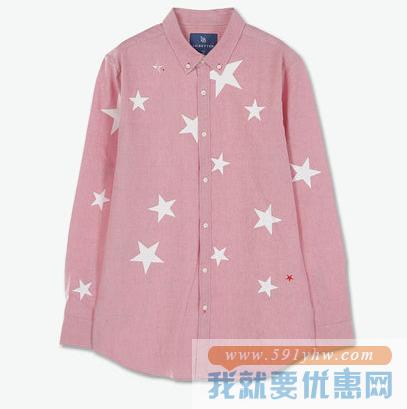 清新有型！Lilbetter 星星印花衬衫