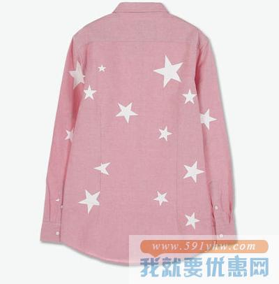 清新有型！Lilbetter 星星印花衬衫