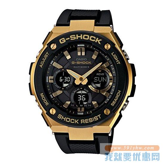 CASIO 卡西欧腕表 G-SHOCK全新 G-STEELGST-W100G-1AJF 