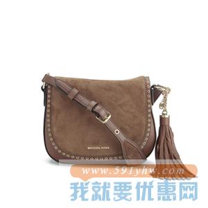 MICHAEL KORS 女士真皮单肩马鞍包