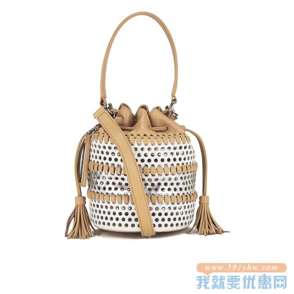 LOEFFLER RANDALL 洛菲勒·兰德尔 女士小号真皮镂空水桶包 £62.1