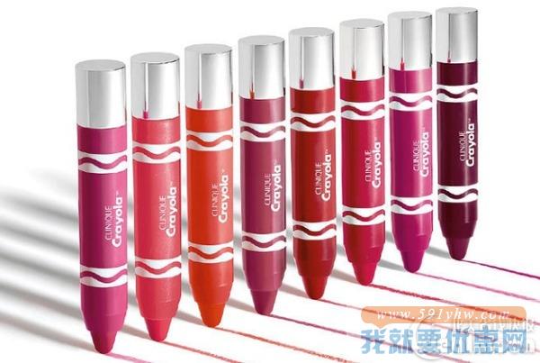 Clinique倩碧Crayola合作版蜡笔小胖唇膏热卖