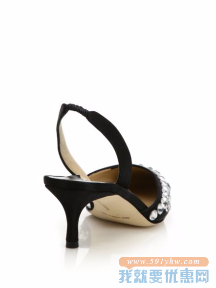 Manolo Blahnik 绸面中跟鞋