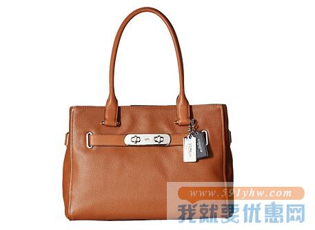 COACH 蔻驰 女士真皮手提包