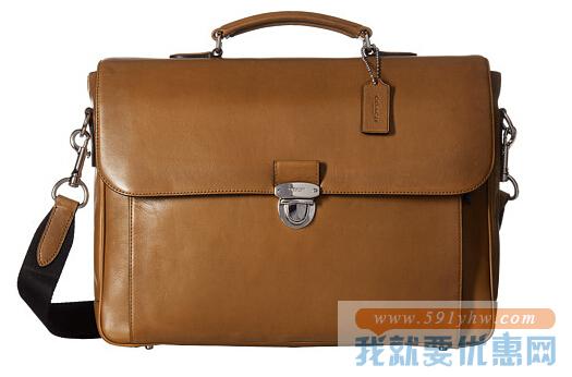 COACH 蔻驰 男士真皮商务公文包