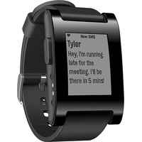 Pebble 智能手表，黑色