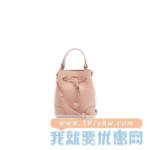 【闪促】Furla 芙拉 粉色迷你水桶包
