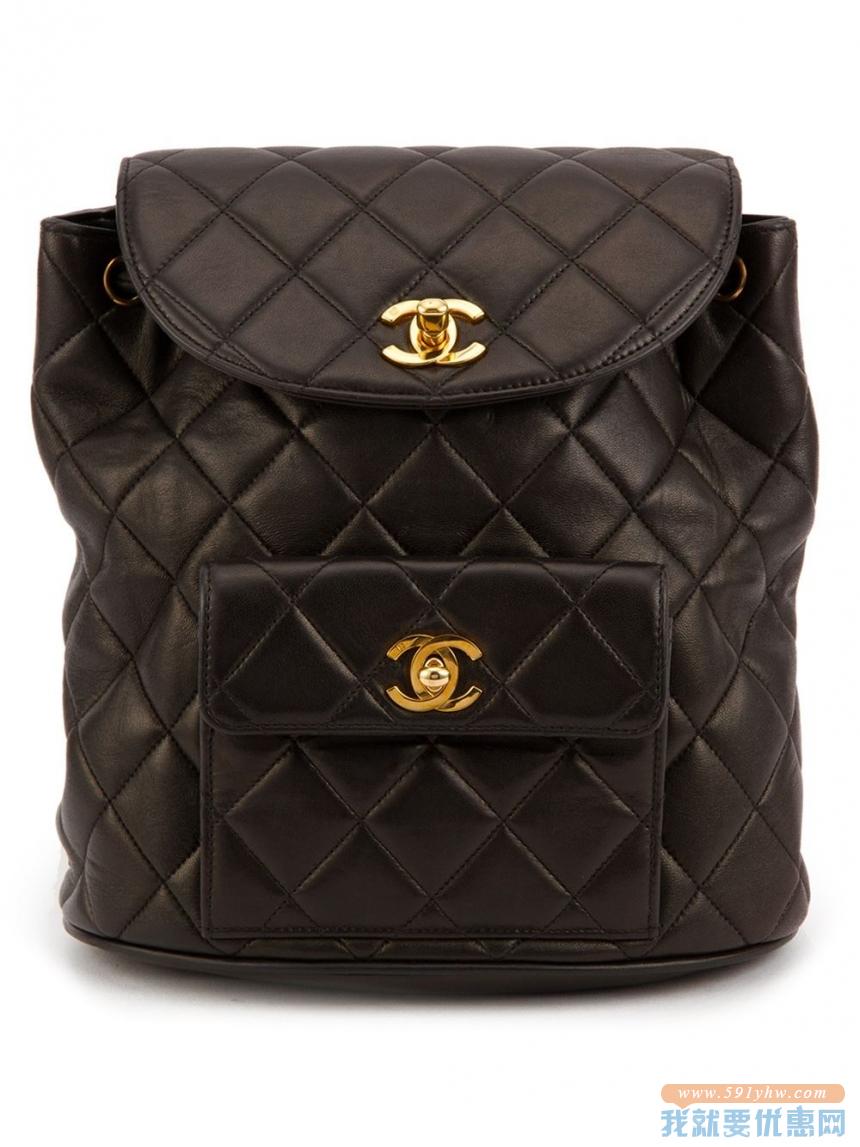 Vintage二手包正当道！杨幂同款Chanel Vintage后背包