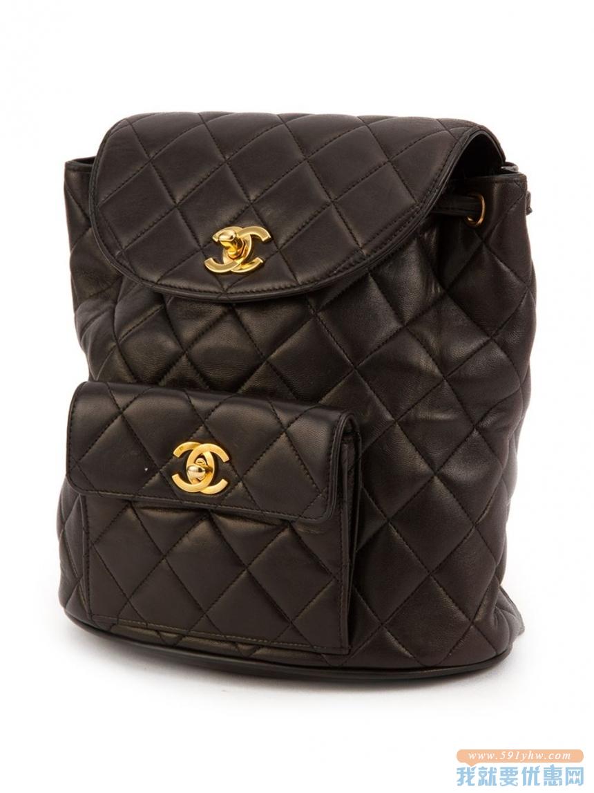 Vintage二手包正当道！杨幂同款Chanel Vintage后背包