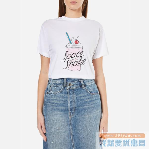 刷爆Ins的Ganni 奶昔T £45（约398元）