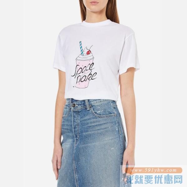 刷爆Ins的Ganni 奶昔T £45（约398元）