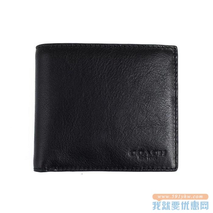 限时秒杀！COACH 蔻驰 男士短款钱包（多色可选）
