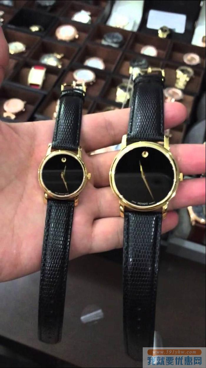 情人节礼物首选！Movado 摩凡陀Museum 博物馆系列 情侣腕表