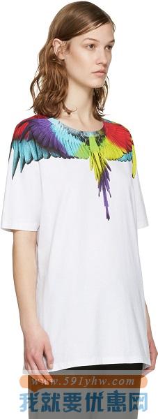 Marcelo Burlon County of Milan 人气单品-翅膀印花T